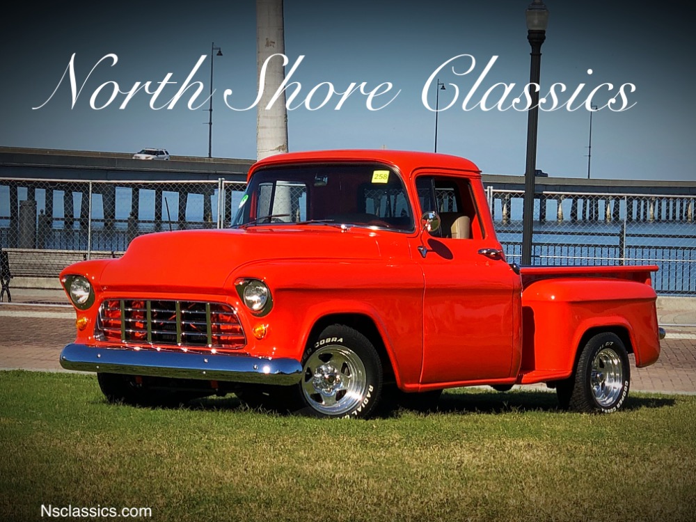 Used 1957 Chevrolet Pickup 3100-HUGGER ORANGE- PICKUP- CUSTOM BED - FRAME OFF RESTORED - SEE VIDEO | Mundelein, IL