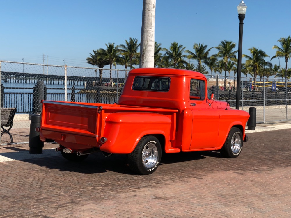 Used 1957 Chevrolet Pickup 3100-HUGGER ORANGE- PICKUP- CUSTOM BED - FRAME OFF RESTORED - SEE VIDEO | Mundelein, IL