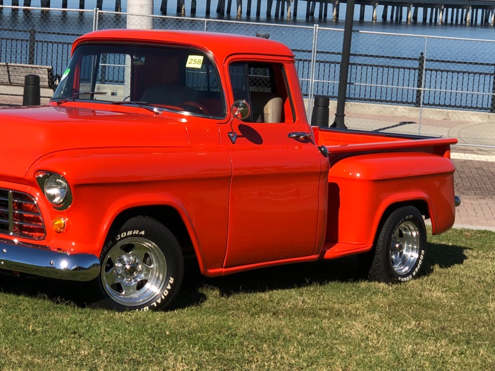 Used 1957 Chevrolet Pickup 3100-HUGGER ORANGE- PICKUP- CUSTOM BED - FRAME OFF RESTORED - SEE VIDEO | Mundelein, IL