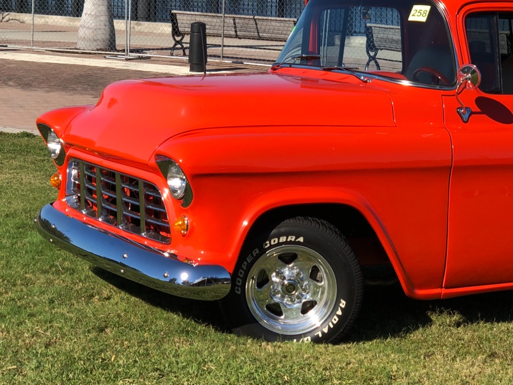 Used 1957 Chevrolet Pickup 3100-HUGGER ORANGE- PICKUP- CUSTOM BED - FRAME OFF RESTORED - SEE VIDEO | Mundelein, IL