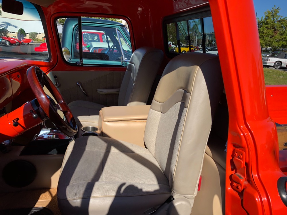 Used 1957 Chevrolet Pickup 3100-HUGGER ORANGE- PICKUP- CUSTOM BED - FRAME OFF RESTORED - SEE VIDEO | Mundelein, IL
