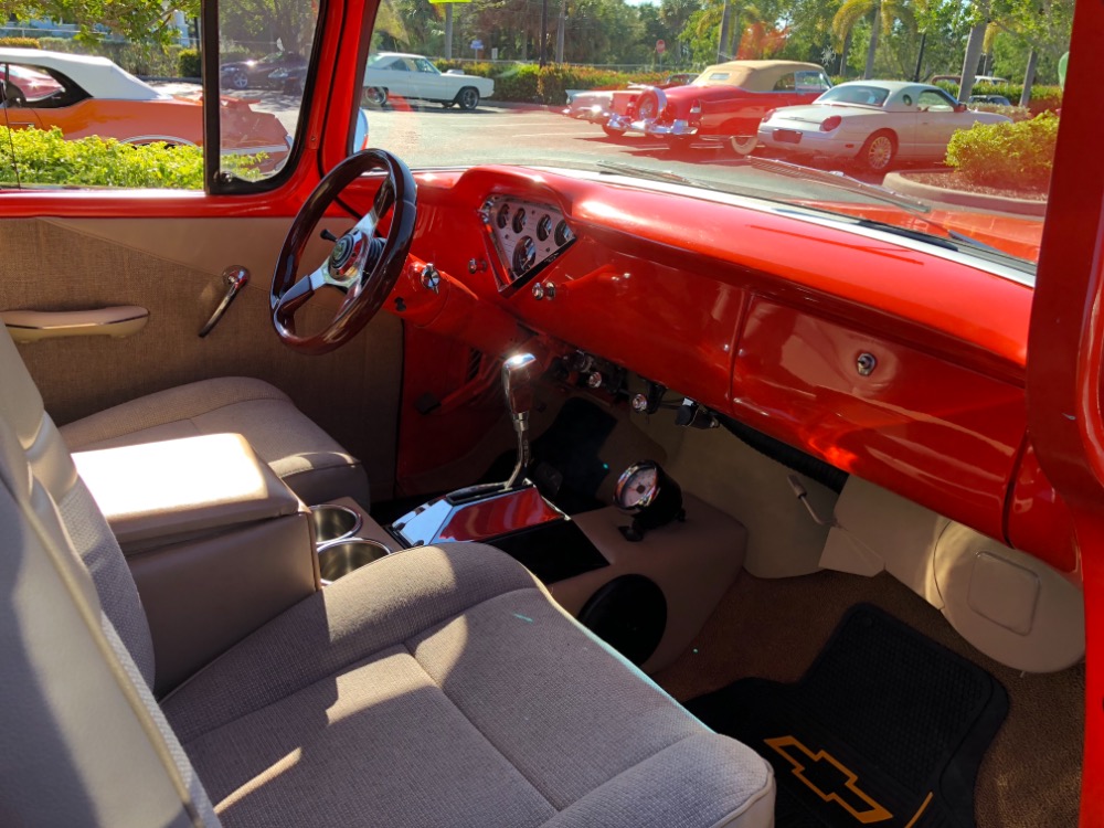 Used 1957 Chevrolet Pickup 3100-HUGGER ORANGE- PICKUP- CUSTOM BED - FRAME OFF RESTORED - SEE VIDEO | Mundelein, IL