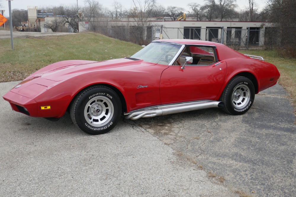 Used 1974 Chevrolet Corvette -STINGRAY-T-TOPS/4 SPEED MANUAL-SPLIT BUMPER-SIDE PIPES- SEE VIDEO | Mundelein, IL