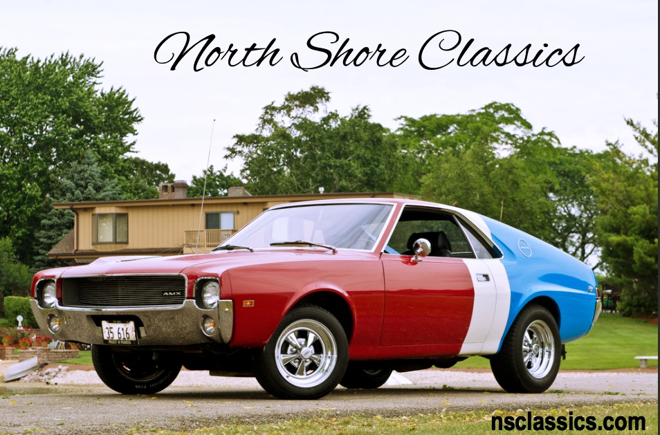 Used 1969 AMC AMX - RED WHITE AND BLUE MUSCLE 410HP- | Mundelein, IL