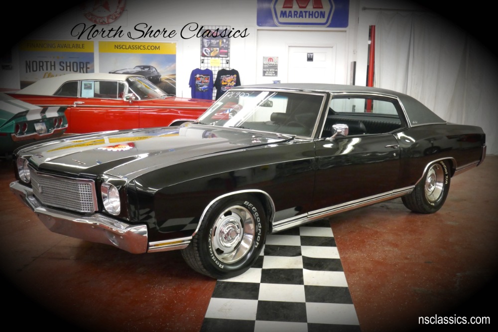 Used 1970 Chevrolet Monte Carlo -TRIPLE BLACK NICE CONDITION 454 BIG BLOCK- | Mundelein, IL