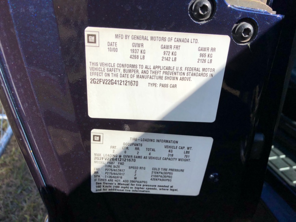 Used 2001 Pontiac Trans Am -LS1- 6-SPEED WS6-WITH LOW MILES - SEE VIDEO | Mundelein, IL