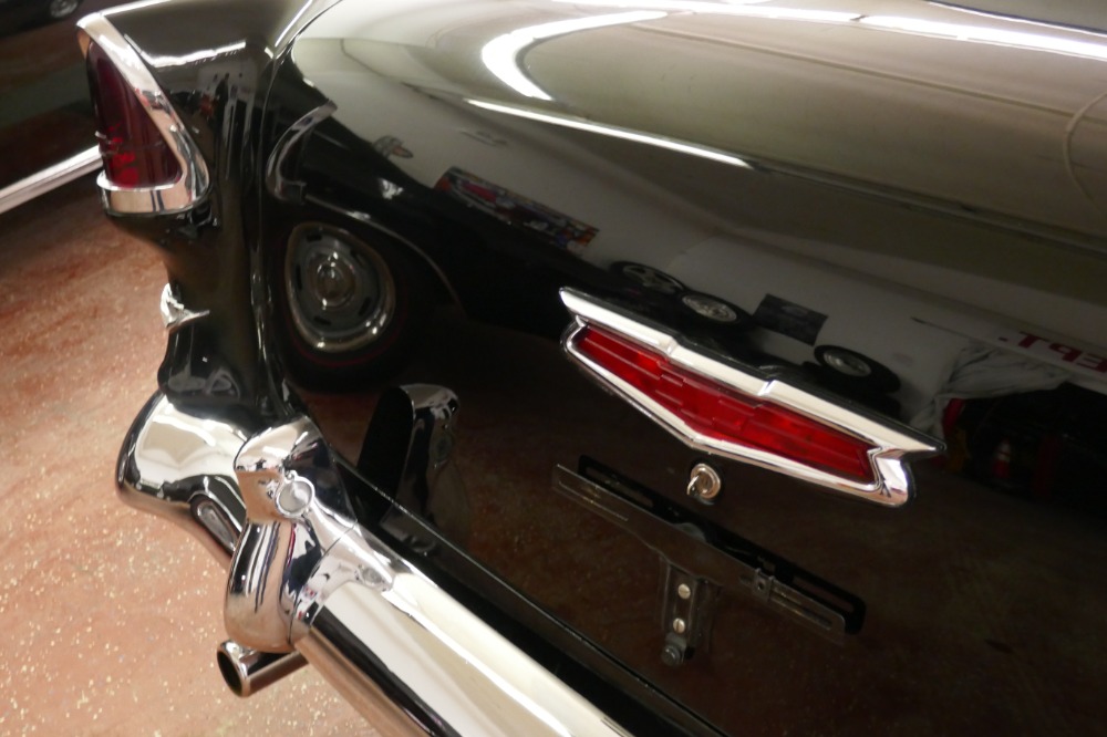Used 1955 Chevrolet Bel Air 150 Sedan-NICE BLACK PAINT-FRESH DEL RAY INTERIOR- BUILT 350 V8 | Mundelein, IL