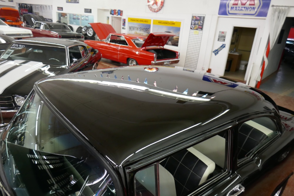 Used 1955 Chevrolet Bel Air 150 Sedan-NICE BLACK PAINT-FRESH DEL RAY INTERIOR- BUILT 350 V8 | Mundelein, IL