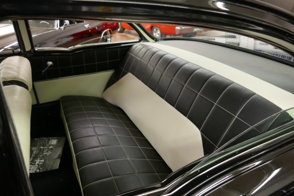 Used 1955 Chevrolet Bel Air 150 Sedan-NICE BLACK PAINT-FRESH DEL RAY INTERIOR- BUILT 350 V8 | Mundelein, IL