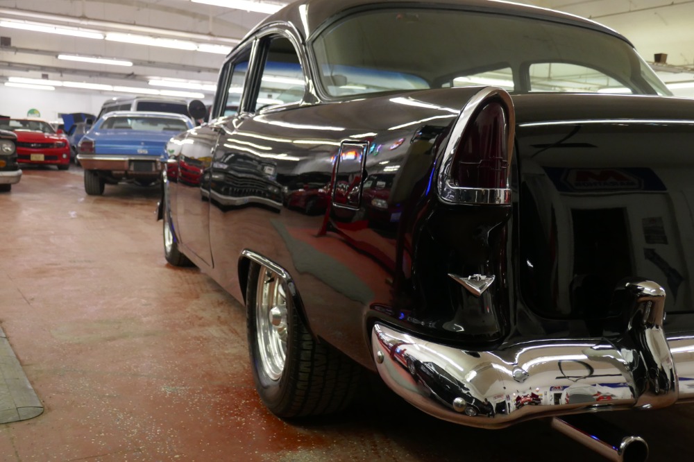 1955 Chevrolet Bel Air 150 Sedan Nice Black Paint Fresh Del