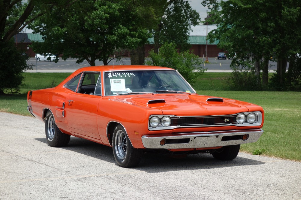 Used 1969 Dodge Super Bee -FACTORY H CODE RAMCHARGER-4 SPEED-NEW HEMI ORANGE PAINT- | Mundelein, IL