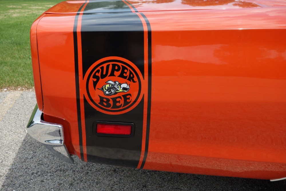 Used 1969 Dodge Super Bee -FACTORY H CODE RAMCHARGER-4 SPEED-NEW HEMI ORANGE PAINT- | Mundelein, IL