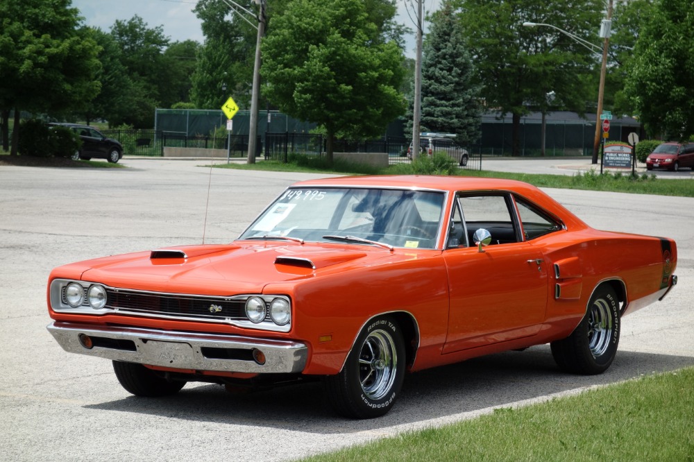 Used 1969 Dodge Super Bee -FACTORY H CODE RAMCHARGER-4 SPEED-NEW HEMI ORANGE PAINT- | Mundelein, IL
