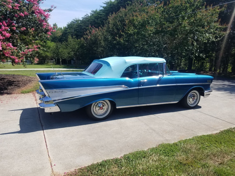 Used 1957 Chevrolet Bel Air - HARBOR BLUE -CONVERTIBLE - SEE VIDEO | Mundelein, IL