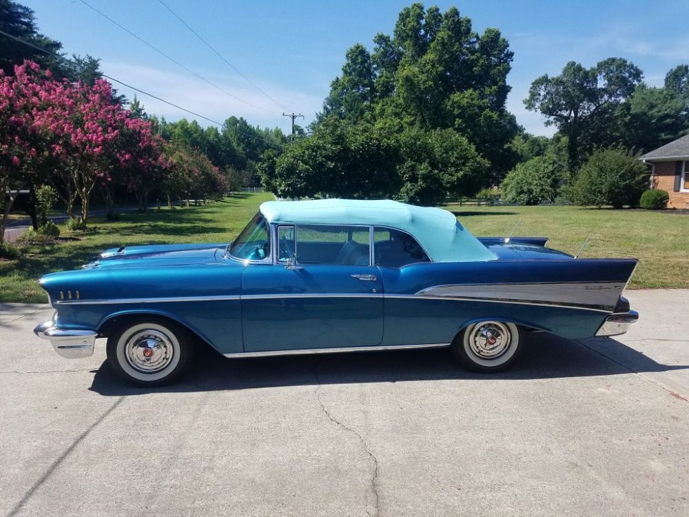 Used 1957 Chevrolet Bel Air - HARBOR BLUE -CONVERTIBLE - SEE VIDEO | Mundelein, IL