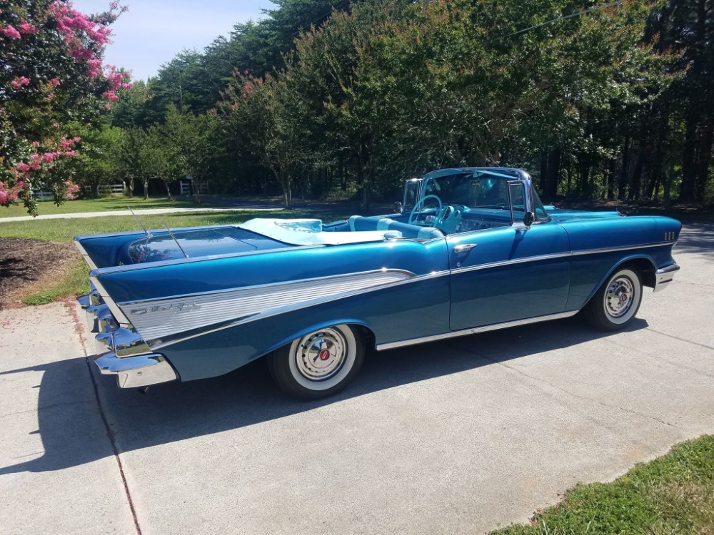 Used 1957 Chevrolet Bel Air - HARBOR BLUE -CONVERTIBLE - SEE VIDEO | Mundelein, IL