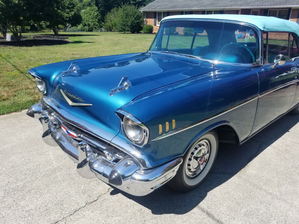 Used 1957 Chevrolet Bel Air - HARBOR BLUE -CONVERTIBLE - SEE VIDEO | Mundelein, IL