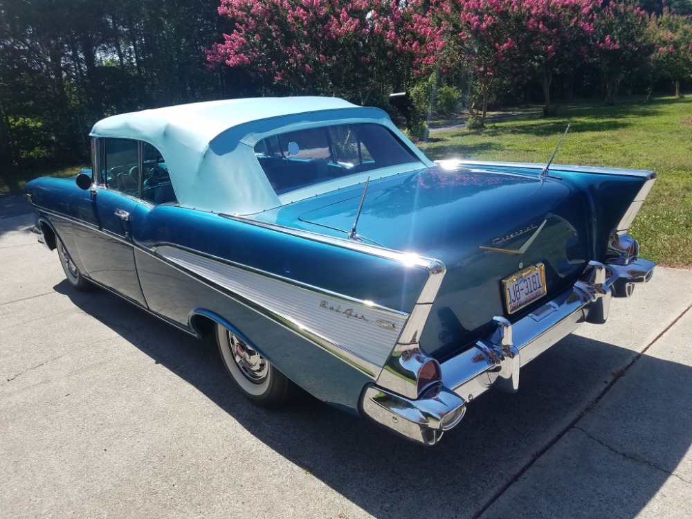 1957 Chevrolet Bel Air - HARBOR BLUE -CONVERTIBLE - SEE VIDEO Stock ...