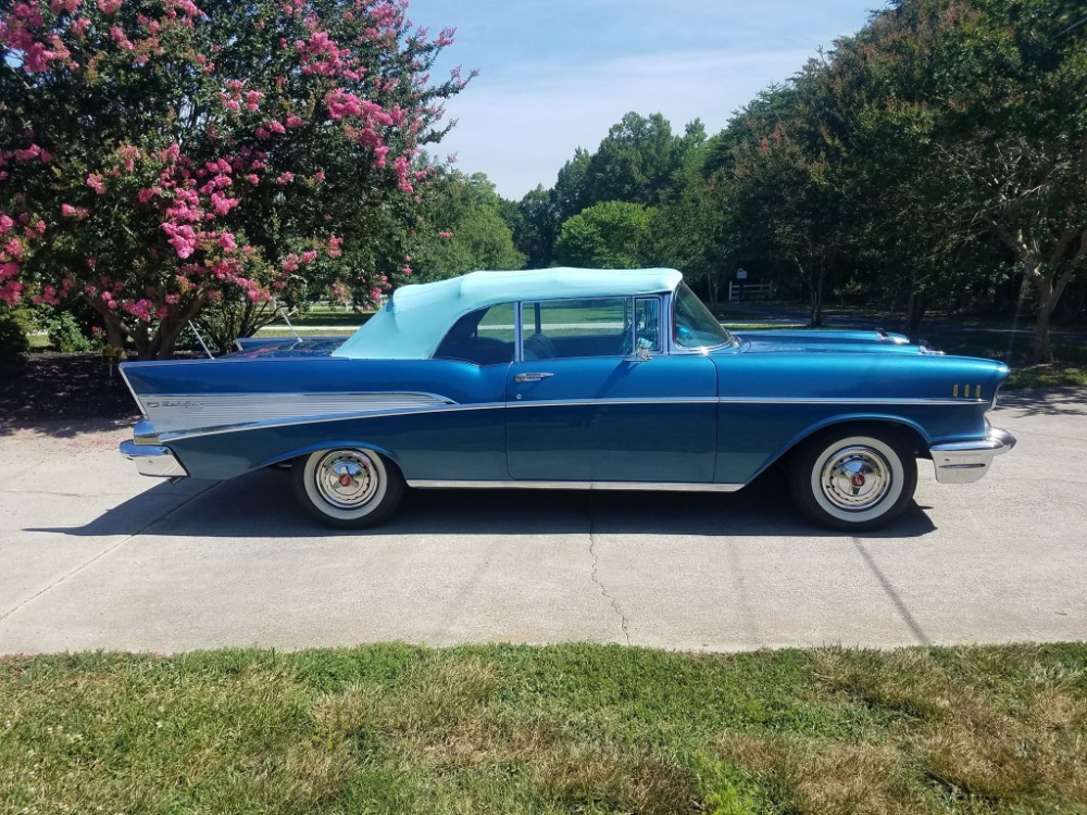Used 1957 Chevrolet Bel Air - HARBOR BLUE -CONVERTIBLE - SEE VIDEO | Mundelein, IL