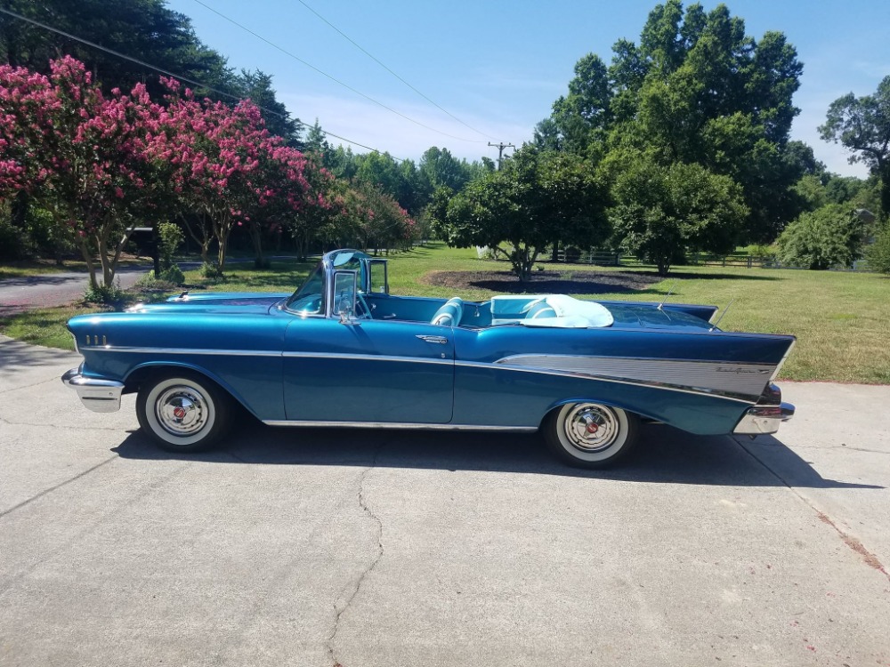 Used 1957 Chevrolet Bel Air - HARBOR BLUE -CONVERTIBLE - SEE VIDEO | Mundelein, IL
