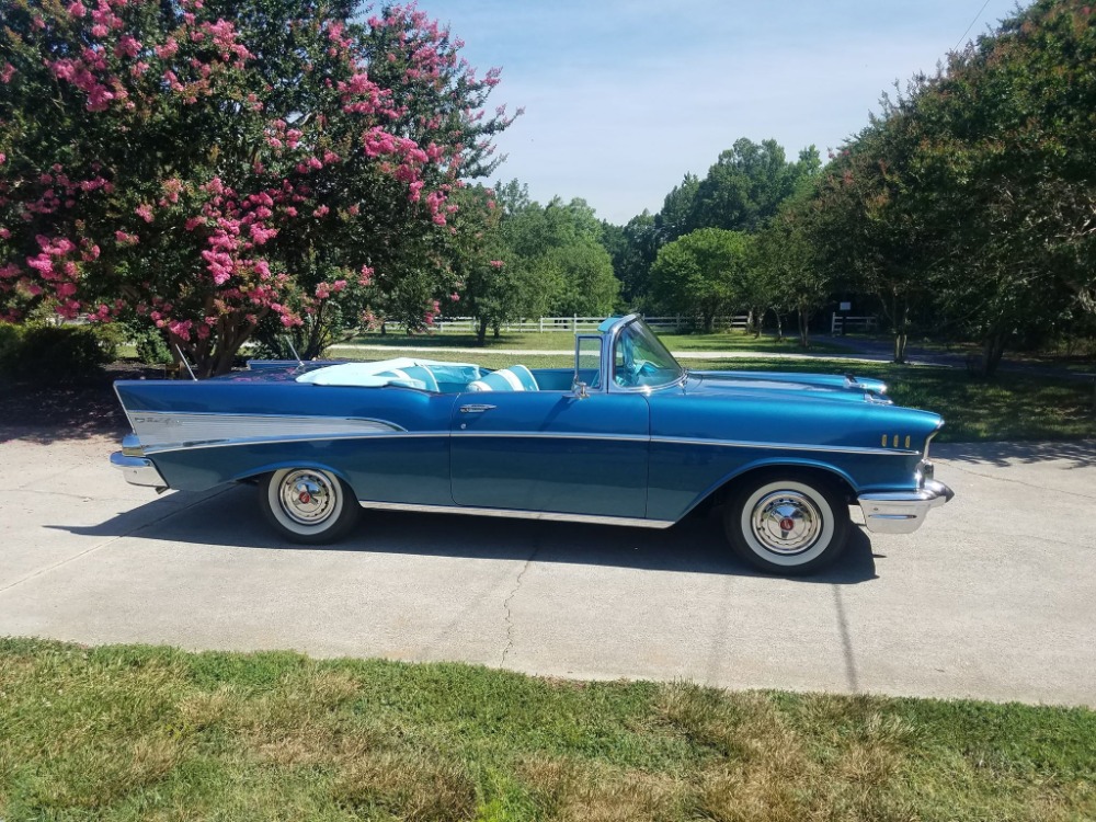 Used 1957 Chevrolet Bel Air - HARBOR BLUE -CONVERTIBLE - SEE VIDEO | Mundelein, IL