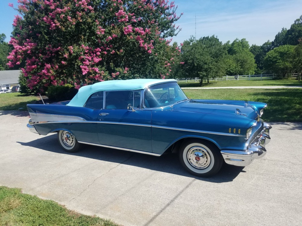 Used 1957 Chevrolet Bel Air - HARBOR BLUE -CONVERTIBLE - SEE VIDEO | Mundelein, IL