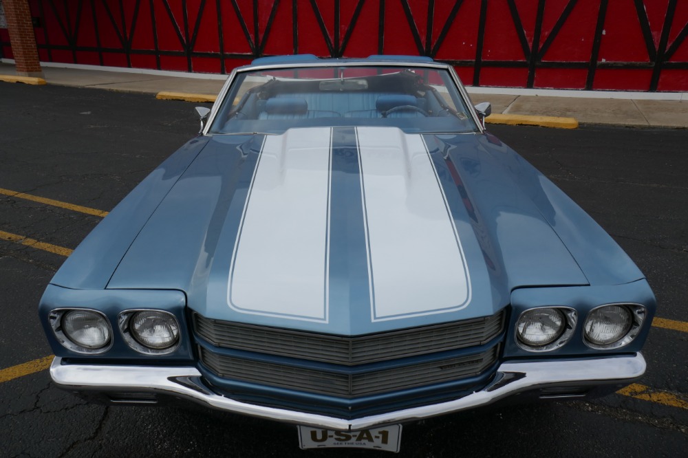 Used 1970 Chevrolet Chevelle -MALIBU- CLASSIC ASTRO BLUE CONVERTIBLE-350/AUTO-SEE VIDEO | Mundelein, IL