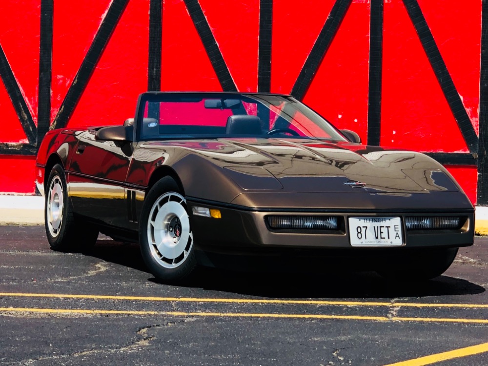 Used 1987 Chevrolet Corvette -Convertible 40,000 Original Miles-Garage Kept- Rare color Combo- SEE VIDEO | Mundelein, IL