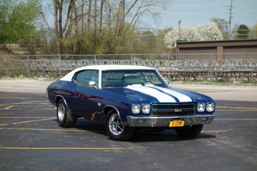 Used 1970 Chevrolet Chevelle -NEW BUILD ONLY 420 MILES-FATHOM BLUE-NEW SS RECREATION- SEE VIDEO | Mundelein, IL