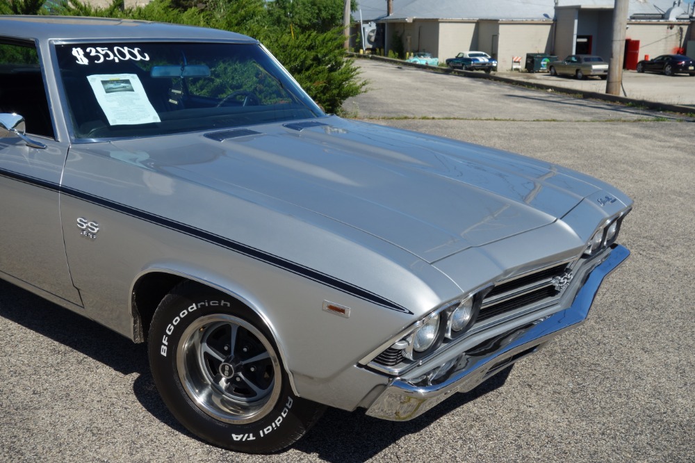 Used 1969 Chevrolet Chevelle REAL SS396-REAL L CODE-FACTORY CODE 69-CORTEZ SILVER- 4 SPEED - SEE VIDEO | Mundelein, IL