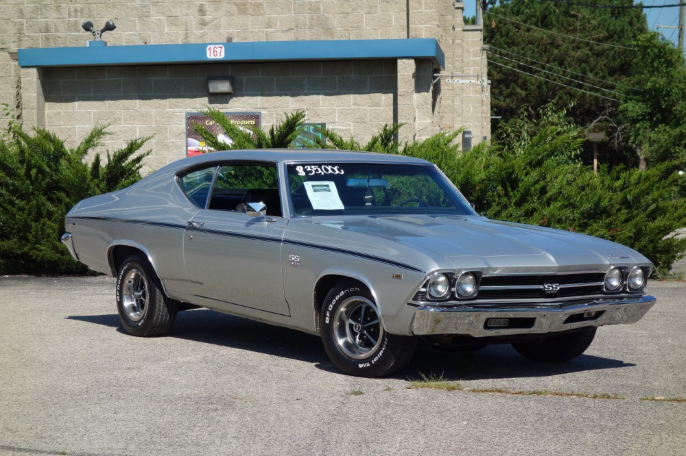 Used 1969 Chevrolet Chevelle REAL SS396-REAL L CODE-FACTORY CODE 69-CORTEZ SILVER- 4 SPEED - SEE VIDEO | Mundelein, IL