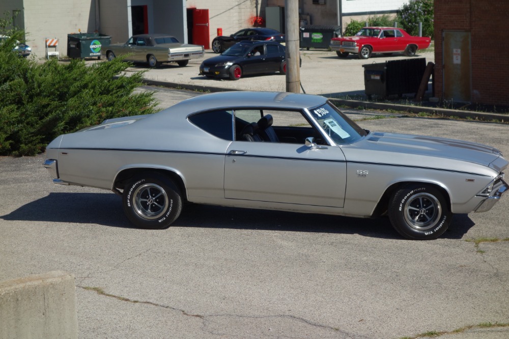 Used 1969 Chevrolet Chevelle REAL SS396-REAL L CODE-FACTORY CODE 69-CORTEZ SILVER- 4 SPEED - SEE VIDEO | Mundelein, IL