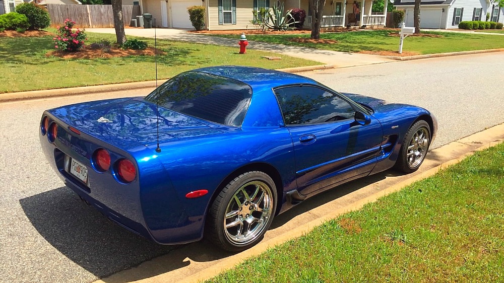 2003 Chevrolet Corvette Z06 Ls6 6 Speed Electron Blue Metallic Wow