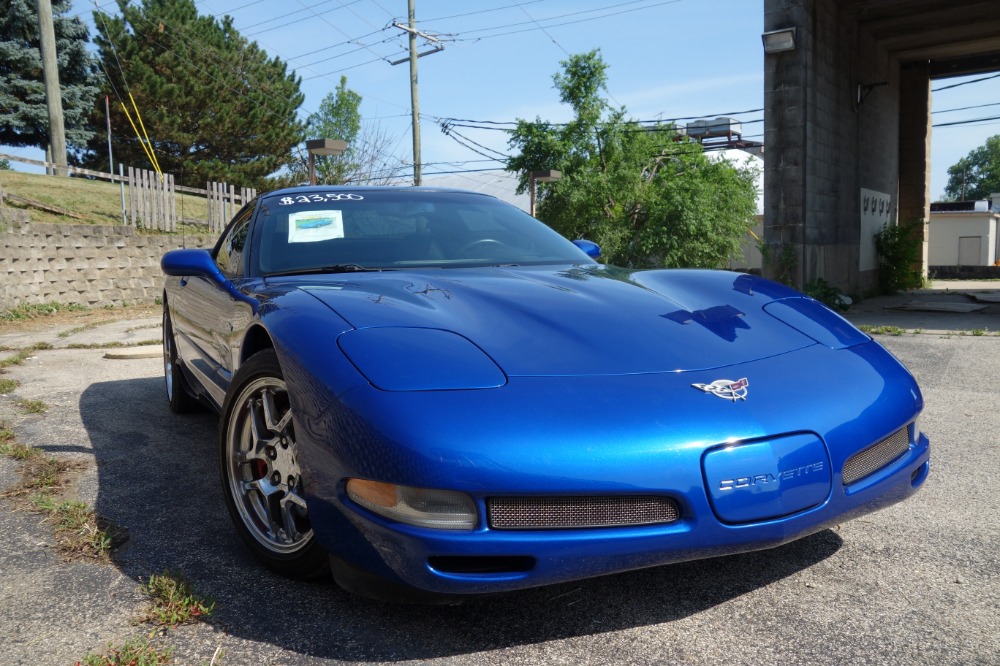 Used 2003 Chevrolet Corvette -Z06-LS6/ 6 Speed - Electron Blue Metallic- Wow! SEE VIDEO | Mundelein, IL