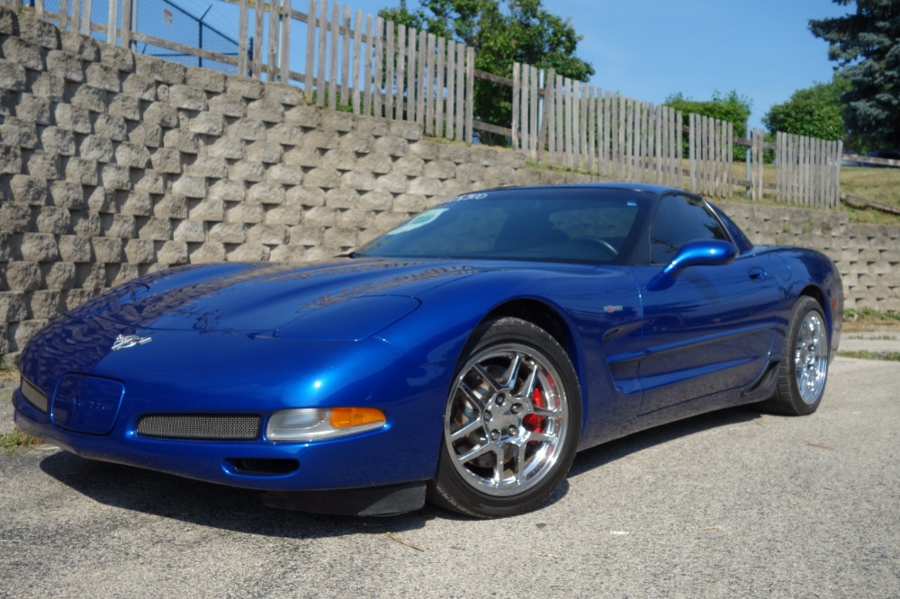 Used 2003 Chevrolet Corvette -Z06-LS6/ 6 Speed - Electron Blue Metallic- Wow! SEE VIDEO | Mundelein, IL