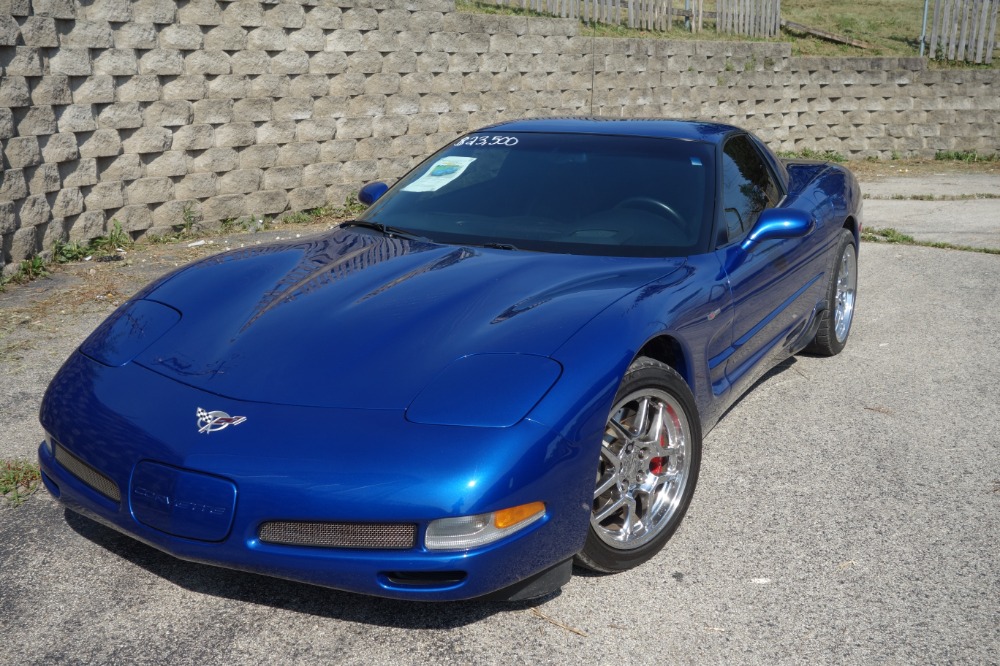 Used 2003 Chevrolet Corvette -Z06-LS6/ 6 Speed - Electron Blue Metallic- Wow! SEE VIDEO | Mundelein, IL