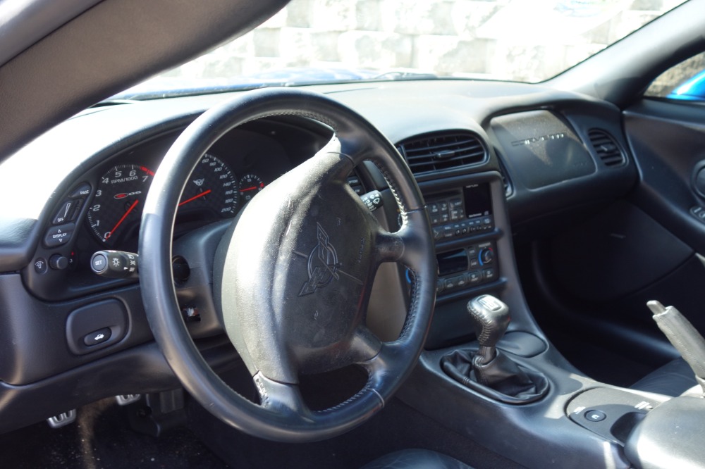 Used 2003 Chevrolet Corvette -Z06-LS6/ 6 Speed - Electron Blue Metallic- Wow! SEE VIDEO | Mundelein, IL