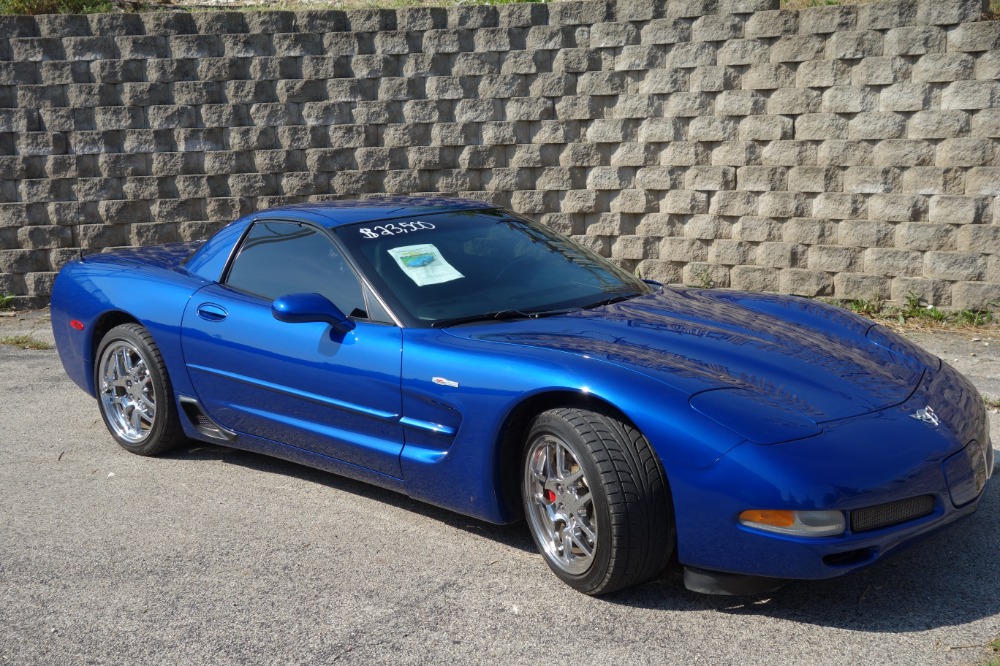 Used 2003 Chevrolet Corvette -Z06-LS6/ 6 Speed - Electron Blue Metallic- Wow! SEE VIDEO | Mundelein, IL