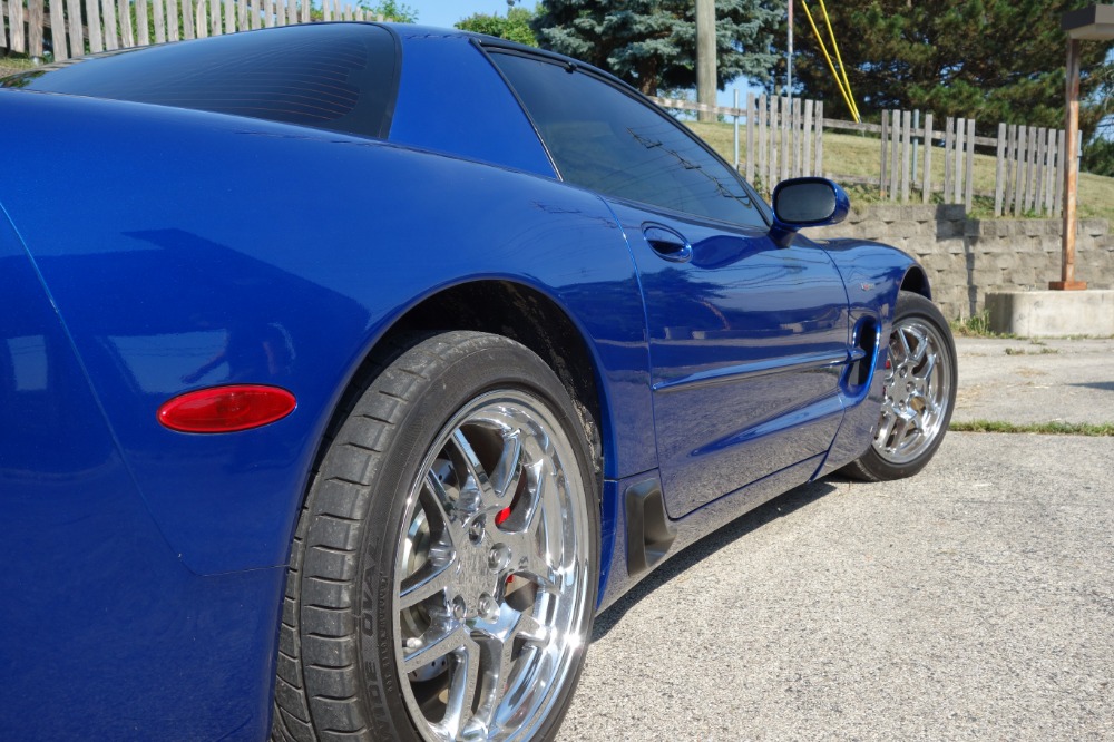 Used 2003 Chevrolet Corvette -Z06-LS6/ 6 Speed - Electron Blue Metallic- Wow! SEE VIDEO | Mundelein, IL