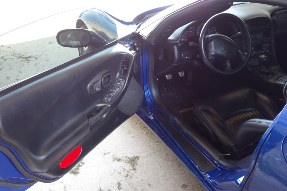 Used 2003 Chevrolet Corvette -Z06-LS6/ 6 Speed - Electron Blue Metallic- Wow! SEE VIDEO | Mundelein, IL