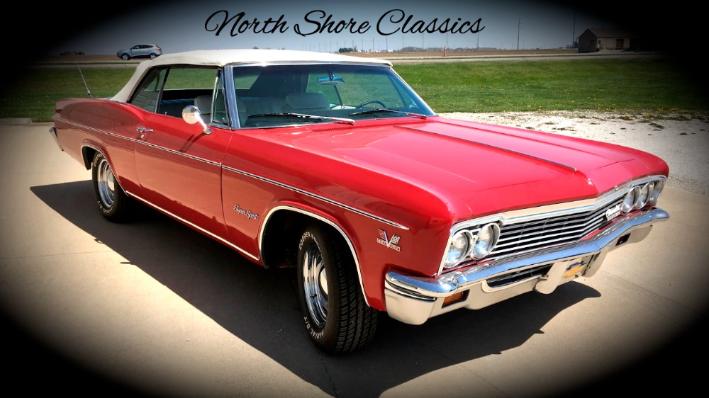 Used 1966 Chevrolet Impala -CLEARANCE PRICE-SS-CONVERTIBLE-BIG BLOCK 454-FACTORY AC-SEE VIDEO | Mundelein, IL