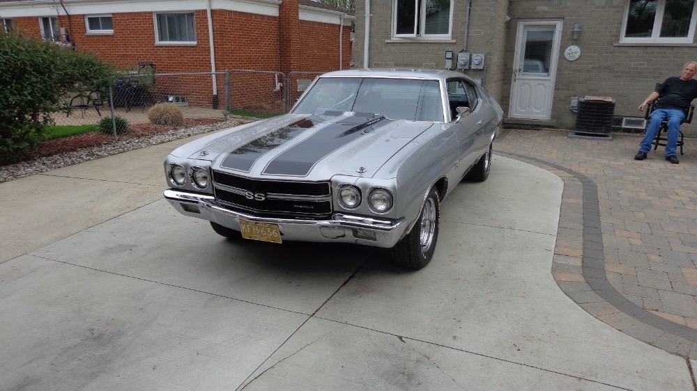 Used 1970 Chevrolet Chevelle -CORTEZ SILVER- BIG BLOCK 396/AUTOMATIC 12 BOLT REAR END MUSCLE CAR- | Mundelein, IL