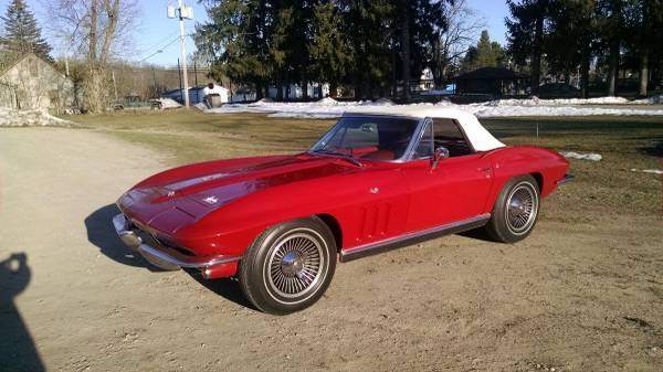 Used 1966 Chevrolet Corvette -STINGRAY- NUMBERS MATCHING-SUMMER FUN-WITH THE TOP DOWN- | Mundelein, IL