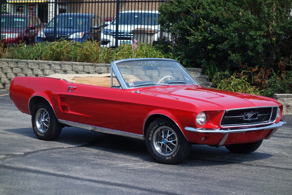 Used 1967 Ford Mustang -CLEARANCE-CONV. FUN-VERY RELIABLE-READY FOR TOURING TOP DOWN-VIDEO | Mundelein, IL