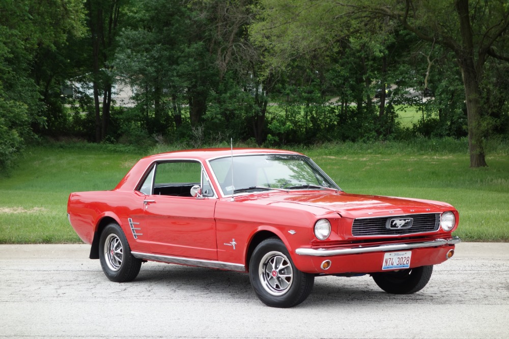 Used 1966 Ford Mustang -NICE RED 289 V8 CAR-FUN PONY CAR- SEE VIDEO | Mundelein, IL