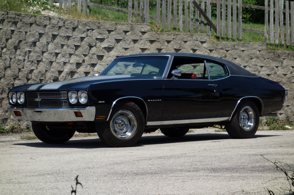 Used 1970 Chevrolet Chevelle - BLACK AND CORTEZ SILVER SS STRIPES-BIG BLOCK 454 BEAST! - SEE VIDEO | Mundelein, IL