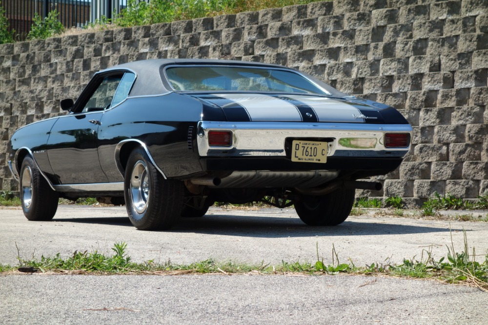 Used 1970 Chevrolet Chevelle - BLACK AND CORTEZ SILVER SS STRIPES-BIG BLOCK 454 BEAST! - SEE VIDEO | Mundelein, IL