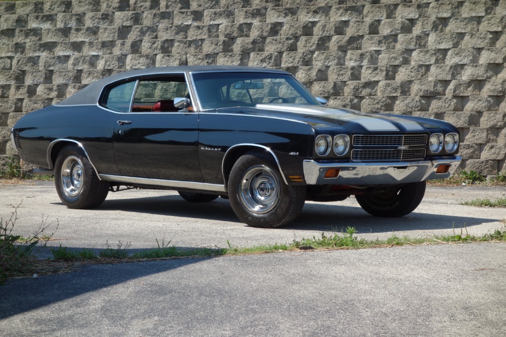 Used 1970 Chevrolet Chevelle - BLACK AND CORTEZ SILVER SS STRIPES-BIG BLOCK 454 BEAST! - SEE VIDEO | Mundelein, IL