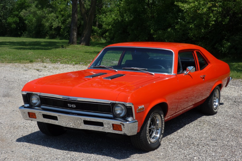 Used 1972 Chevrolet Nova -CLEAN SOLID DRIVER-HUGGER ORANGE-VERY RELIABLE-SOUNDS GREAT -SEE VIDEO | Mundelein, IL