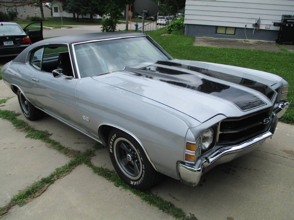 Used 1971 Chevrolet Chevelle -SS-CORTEZ SILVER-CRUISE N STYLE | Mundelein, IL